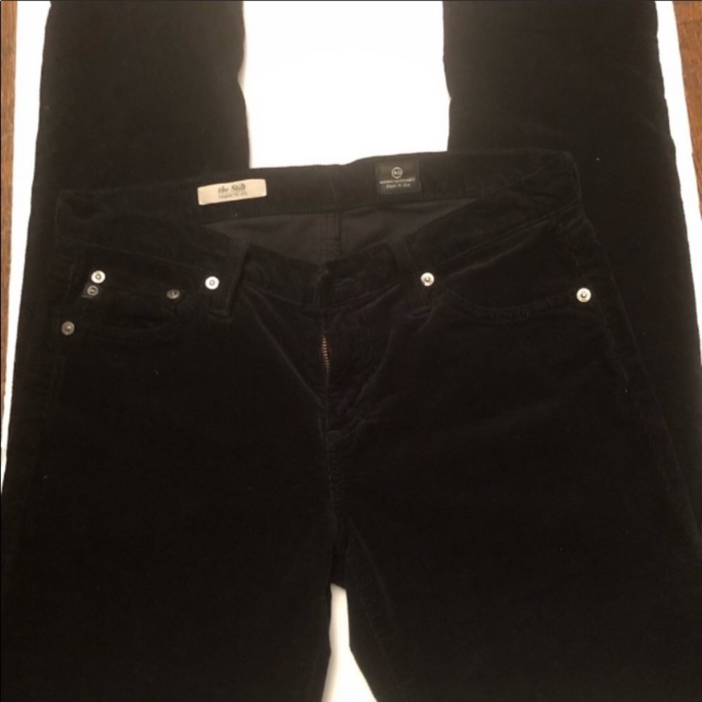 A/G stilt Black cigarette leg corduroy jeans 28 - Picture 2 of 7